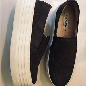 Steve Madden Platform Slip-Ons